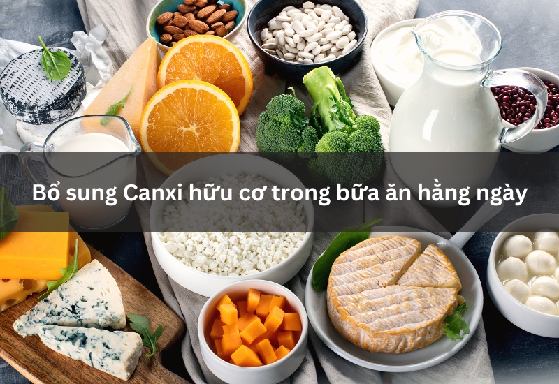 thực phẩm bổ sung canxi