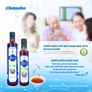 <H3>Nước mắm cốt nhỉ cá cơm rich-flavor thương hiệu Chan Nhà dung tích 260ml và 510ml</H3>