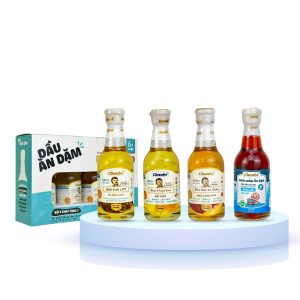 <H3>HỘP COMBO DẦU ĂN DẶM CHAN BÉ 60ML - 3 DẦU ĂN DẶM TẶNG 1 MẮM ĂN DẶM</H3>