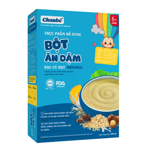 Bột ăn dặm Original Chan Bé (có sữa)