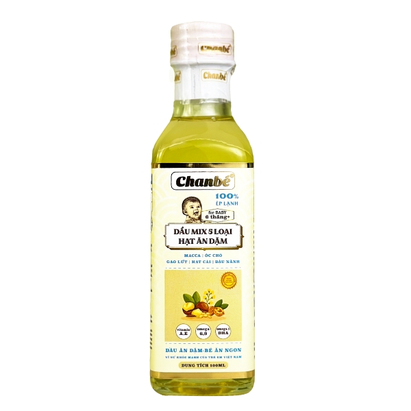 Dầu mix 5 loại hạt ăn dặm Chan Bé