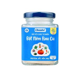 Bột nêm rau củ cho bé ăn dặm Chan Bé hủ thủy tinh 61gr