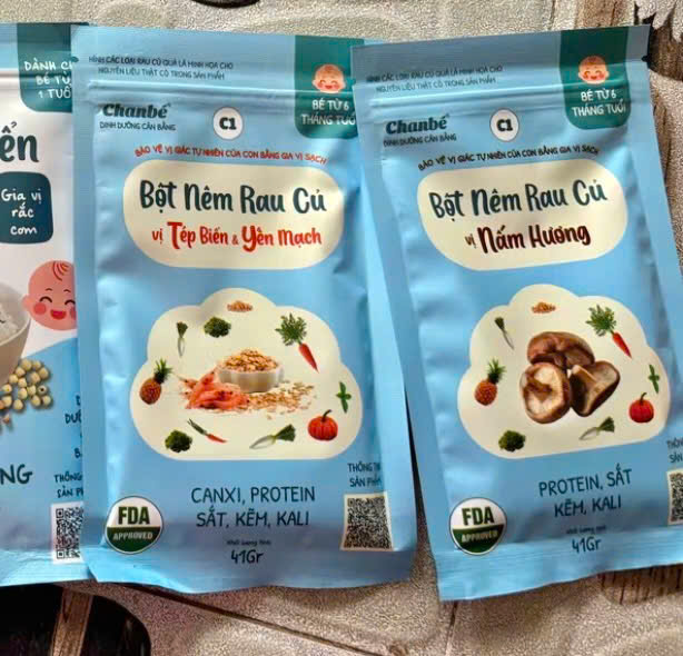 Bột nêm rau củ cho bé