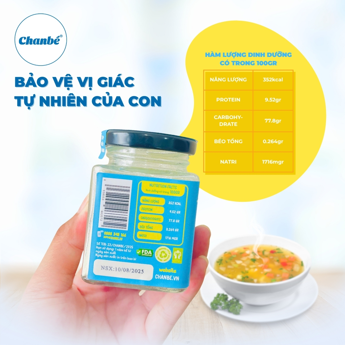 Phụ huynh nên lưu ý một số tiêu chí quan trọng khi mua gia vị ăn dặm cho bé