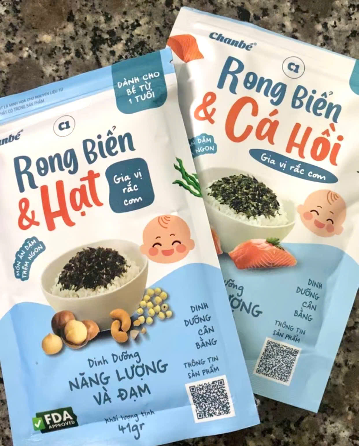 Các sản phẩm gia vị rắc cơm của ChanBé