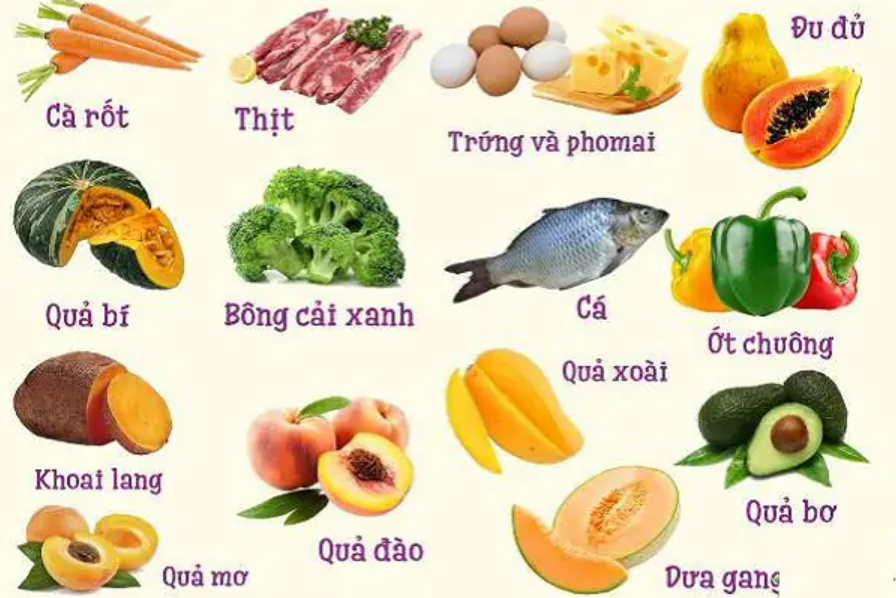 Các loại thực phẩm cho bé 7 tháng tuổi