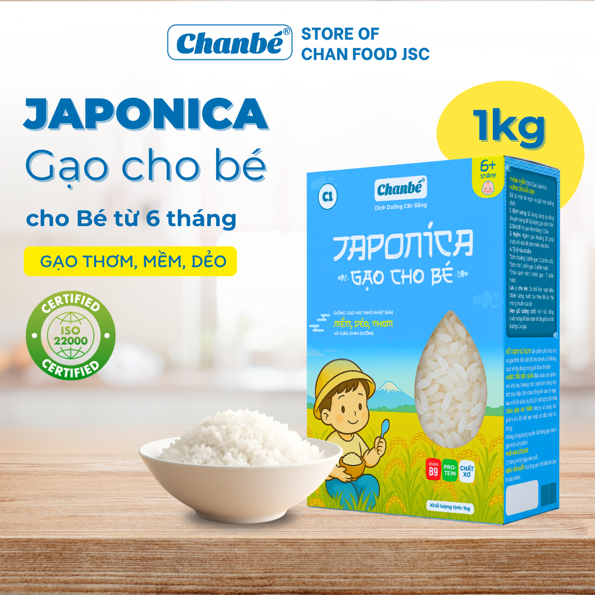 Gạo Japonica giúp tạo nền tảng cho thói quen ăn uống lành mạnh