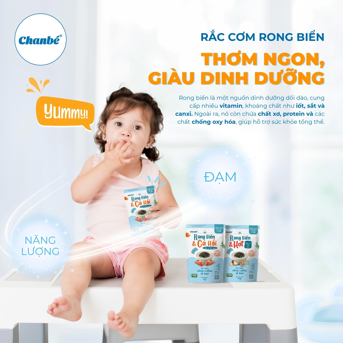 Thành phần và dinh dưỡng trong gia vị rắc cơm cho bé