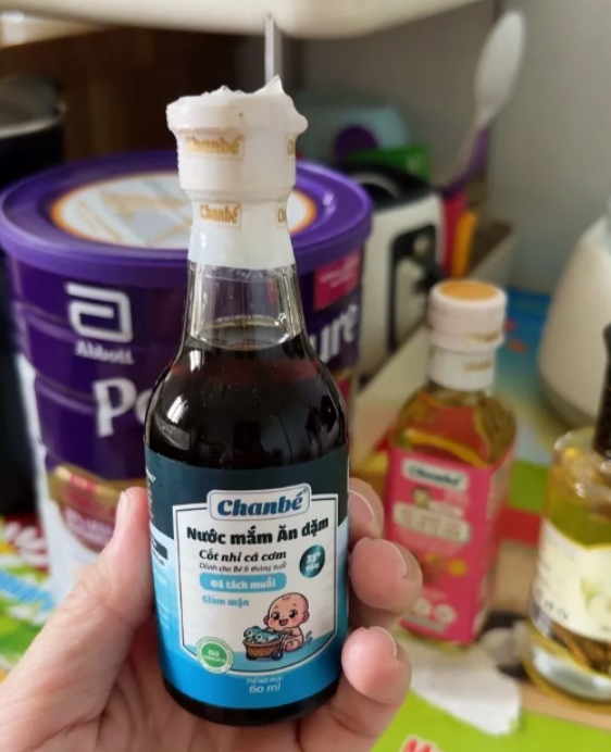 Sản phẩm nước mắm ăn dặm với tiêu chí phù hợp cho bé
