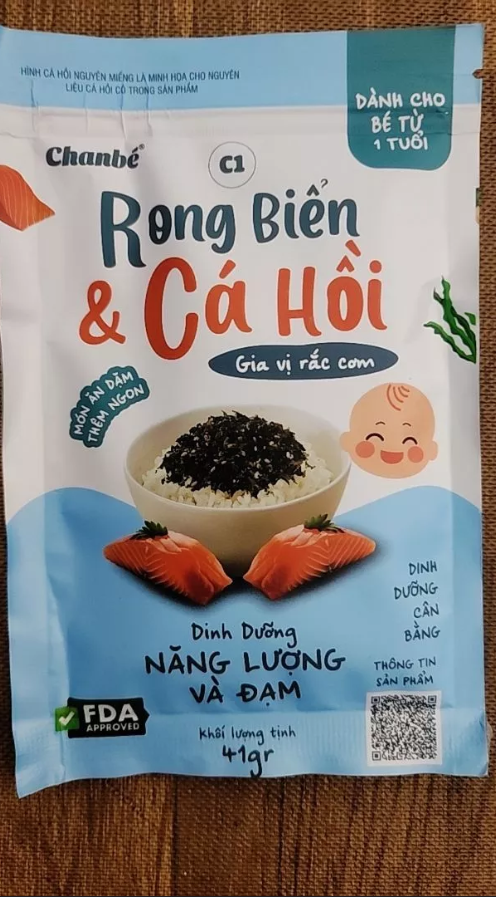 Cách dùng topping gia vị rắc cơm rong biển ChanBé đúng cho bé