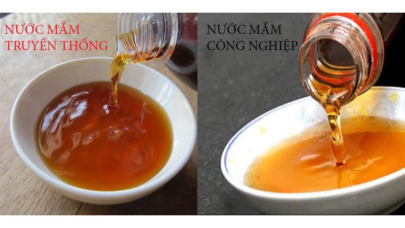 Sự khác nhau giữa nước mắm truyền thống và nước mắm tách muối
