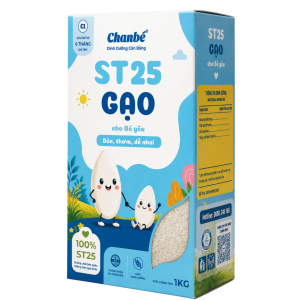 Gạo ST25 Cho Bé Yêu Chan Bé Hộp 1kg
